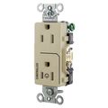 Hubbell Wiring Device-Kellems Commercial Specification Grade Duplex Receptacles for Controlled Applicatoins DR15C1I
